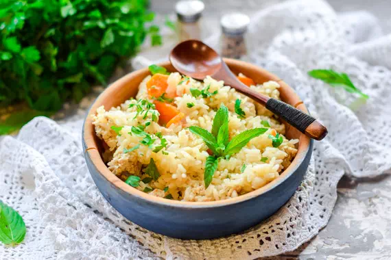 рис с фаршем на сковороде рецепт фото 8